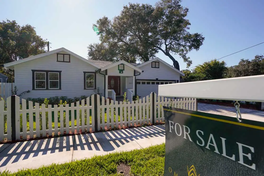 Home sales are slowing as the Fed hikes rates. (AP Photo/John Raoux)