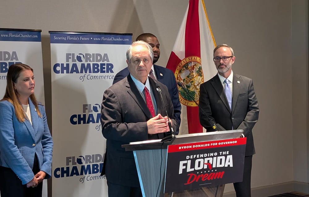 Florida Chamber of Commerce President & CEO Mark Wilson at the Grand Hyatt Tampa Bay Hotel in Tampa on June 23, 2026. (Photo by Mitch Perry/Florida Phoenix)