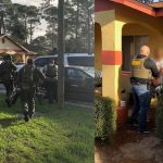 Images released by the sheriff's office about this morning's warrant serving at 49 Berkshire Lane in Palm Coast. Two people were detained and released after detectives and other units swept through the residence.