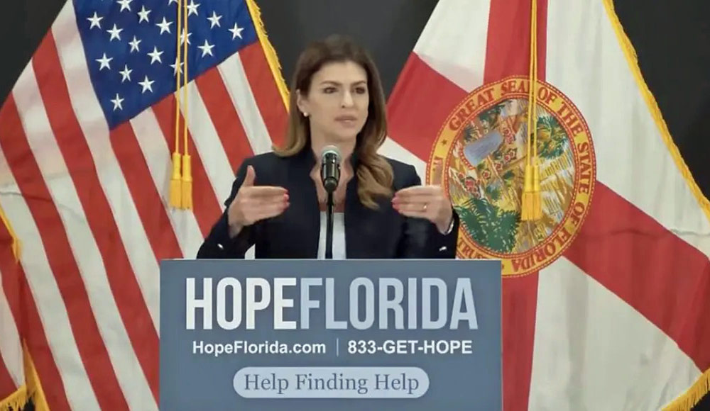 No one was watching the store when $10 million in state Medicaid settlement money was diverted to the Casey DeSantis-led charity Hope Florida. (Facebook/Casey DeSantis)