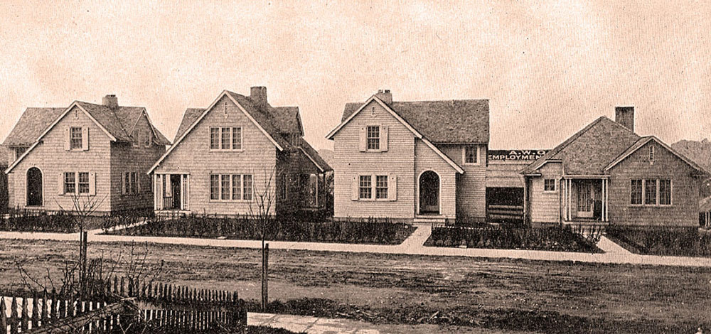 The U.S. Housing Corporation built nearly 300 homes in Bremerton, Wash., during World War I.
