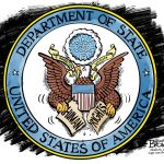 U.S. State Dept rips human rights from report by Jonathan Brown, PoliticalCartoons.com