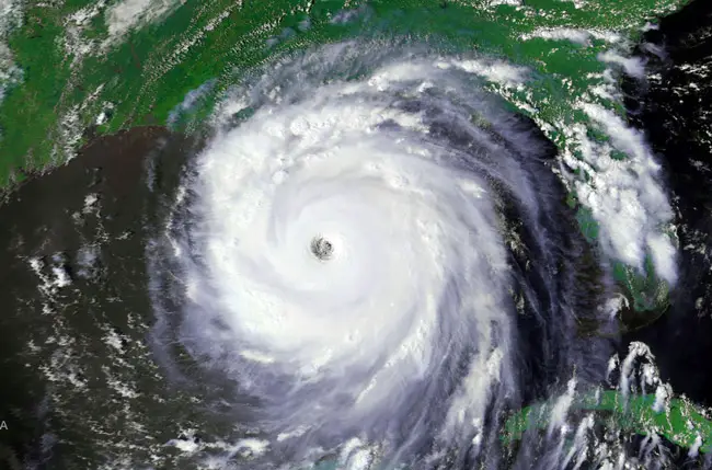 Hurricane Katrina on Aug. 28, 2005. (NOAA)