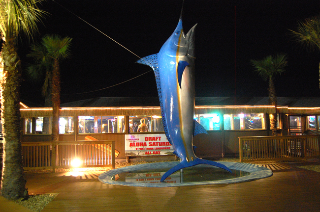 Hurricane Patty's was quiet Thursday eveing because many patrons were at the Flagler Beach City Commission, advocating for the restaurant and bar on the Intracoastal. (© FlaglerLive)