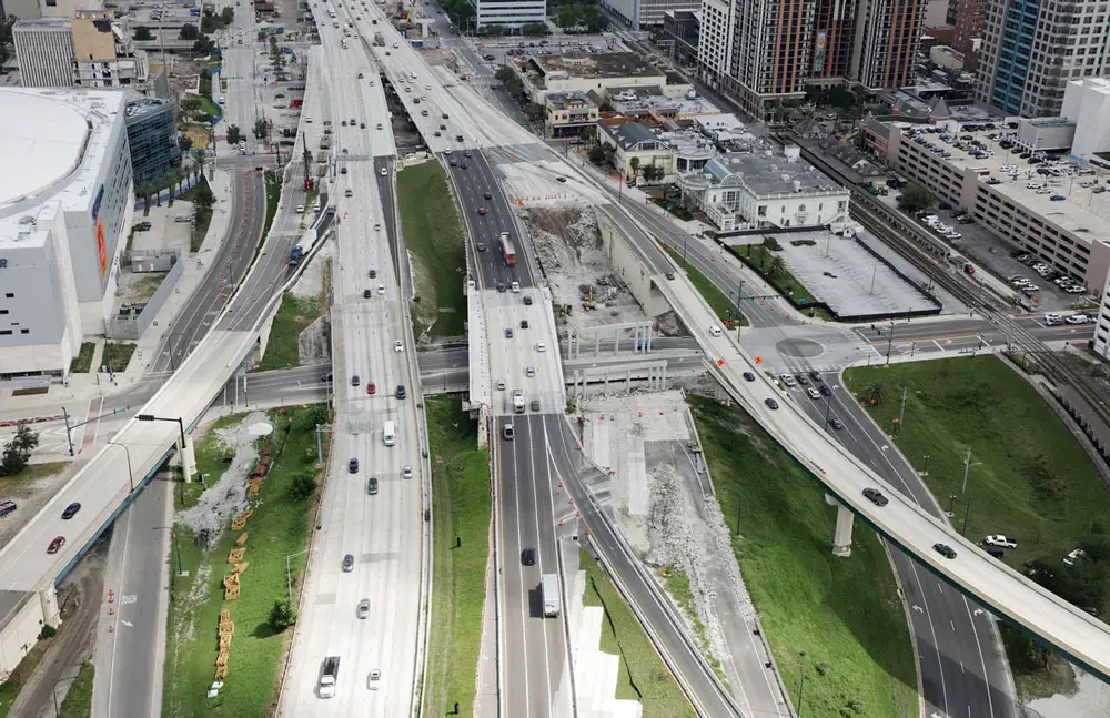 The I-4 construction project is in its fifth year. (DOT)