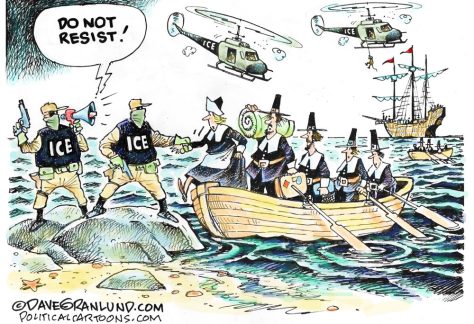ICE and immigrants by Dave Granlund, PoliticalCartoons.com