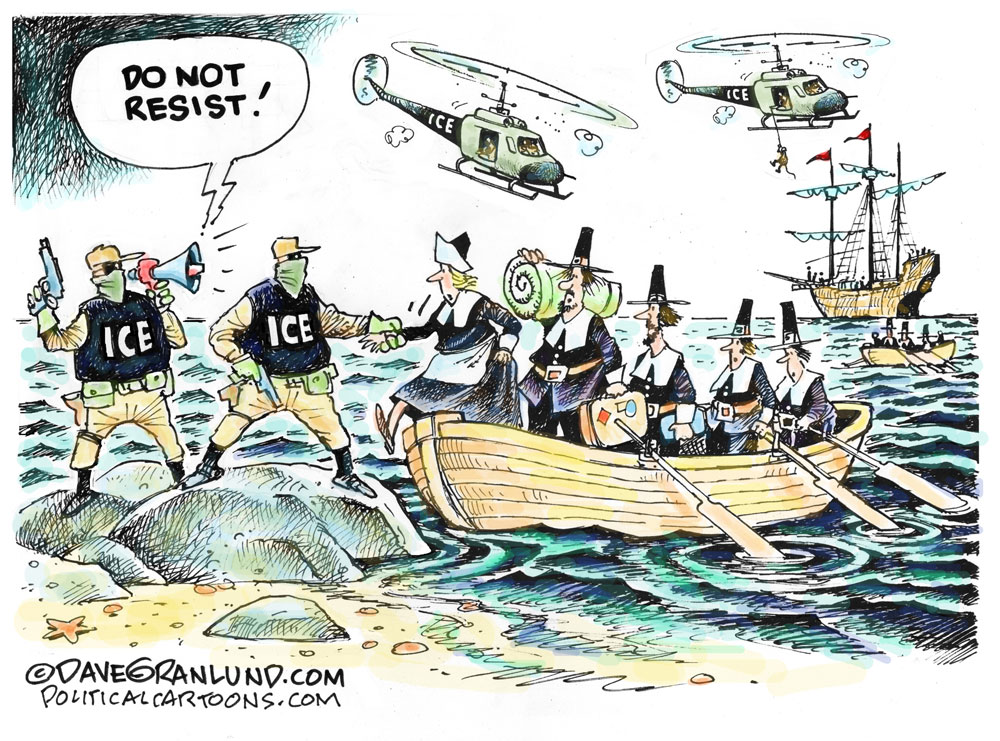 ICE and immigrants by Dave Granlund, PoliticalCartoons.com