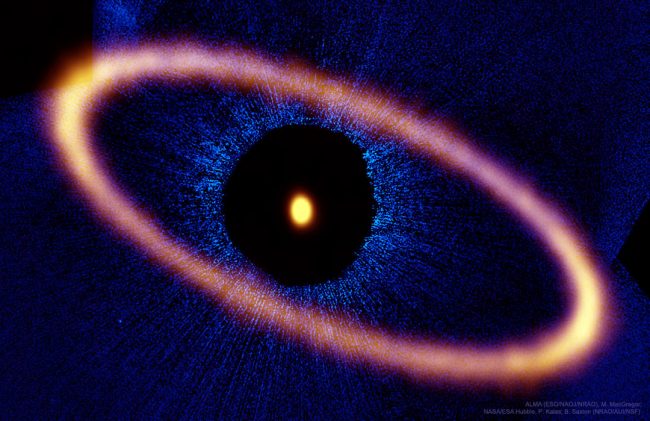 ice ring around a star