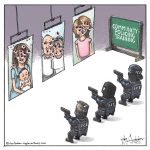 ICE targets U.S. citenzens by Michael de Adder, CagleCartoons.com