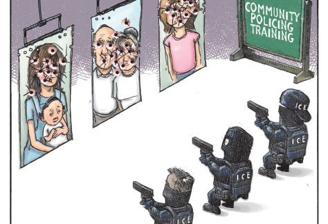 ICE targets U.S. citenzens by Michael de Adder, CagleCartoons.com