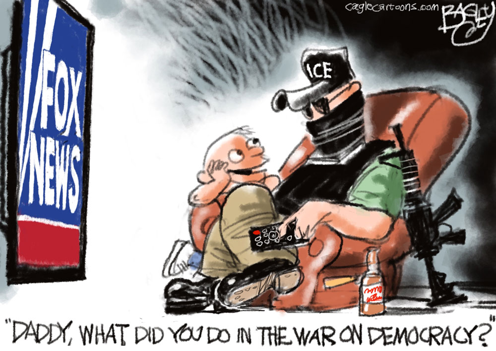 What Did You Do in the War by Pat Bagley, The Salt Lake Tribune