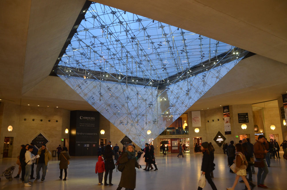 They could not take IM Pei's treasure. (© Pierre Tristam/FlaglerLive)