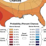 The Climate Prediction Center is forecasting near normal temperatures for June.