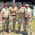 rom left, Sergeant Ron Mello, Officer Dylan Sylvester, Commander Brian Finn, and Sergeant Frank Gamarra (FCSO)