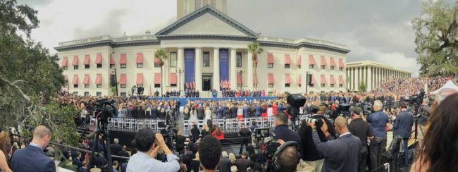 The inauguration. (Danielle J. Brown, Florida Phoenix)