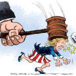 Supreme Court and America by Daryl Cagle, CagleCartoons.com