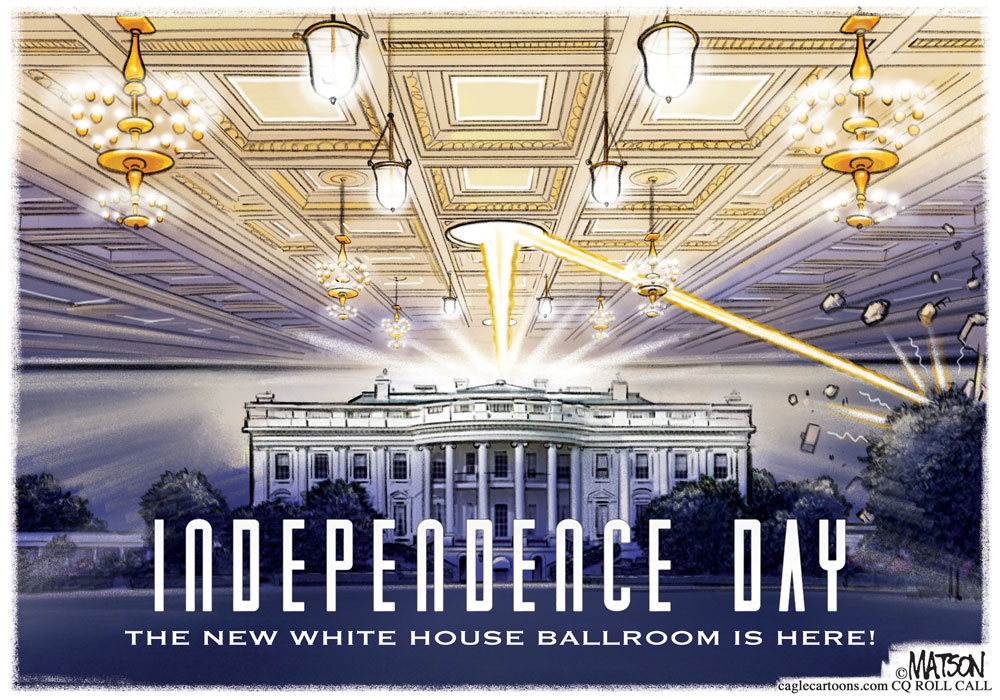 New Ballroom Destroys White House Complex by R.J. Matson, CQ Roll Call