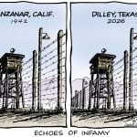 A shameful history is repeated by Paul Duginski, CagleCartoons.com