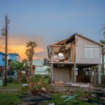 Hurricane Beryl tore up homes in Freeport, Texas, in July 2024.