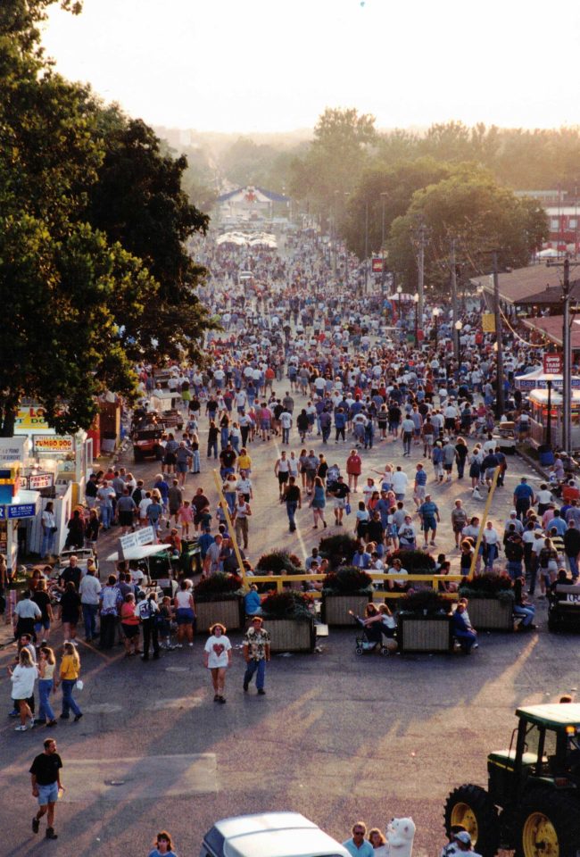 The Iowa State Fair, c. 1999. 