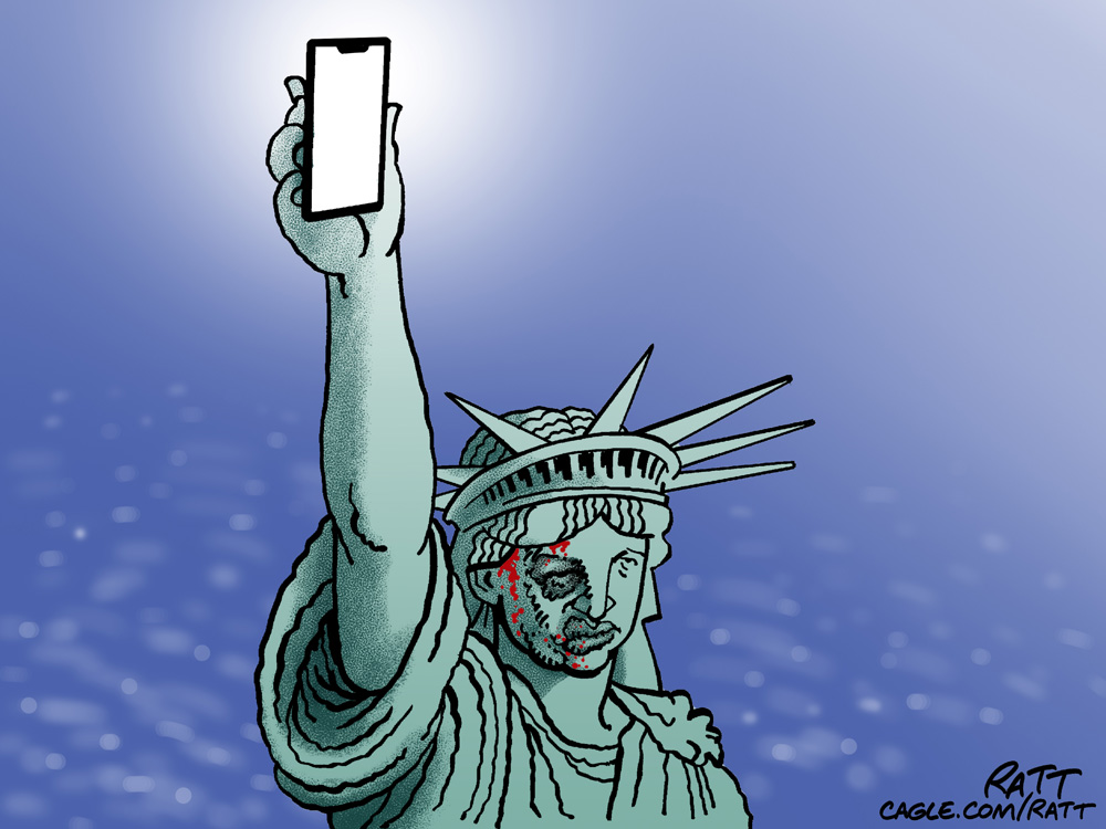 Eternal Vigilance Is The Price Of Liberty by Ratt, PoliticalCartoons.com