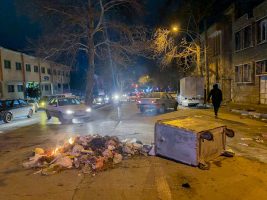 The aftermath of a protest in Hamedan, Iran, on Jan. 1, 2026.