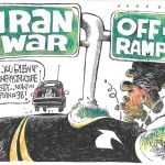Iran war off ramp by John Darkow, Columbia Missourian
