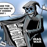 Iraq's hidden costs, Paresh Nath, politicalcartoons.com
