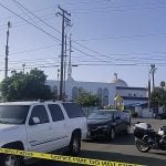The Islamic Center of San Diego on May18, a few hours after the shooting. Leonard LMT/Wikimedia Commons, CC BY