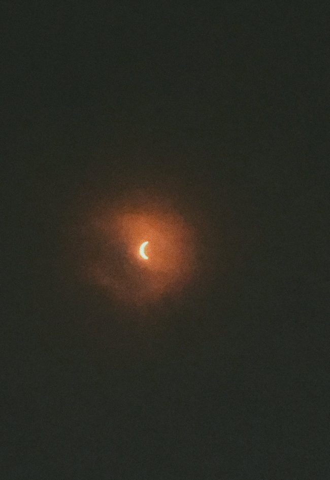 An image of the eclipse contributed by Flagler Beach Fire Chief Bobby Pace, who traveled to the Isle of Palms near Charleston, S.C., to witness the eclipse in its totality. (© Bobby Pace for FlaglerLive)