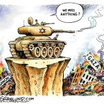 srael views Lebanon Gaza damage by Dave Granlund, PoliticalCartoons.com