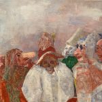 James Ensor, "Masks Confronting Death" (1888) (© FlaglerLive)