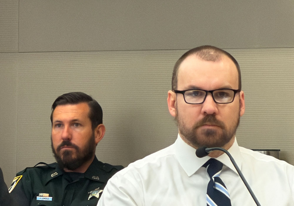 James Melady during jury selection today. (© FlaglerLive)