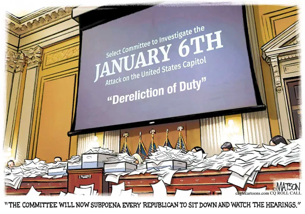 January 6 Committee Subpoenas All Republicans by R.J. Matson, CQ Roll Call