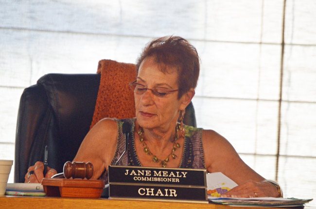 Flagler Beach City Commissioner Jane Mealy currently chairs the commission. (© FlaglerLive)