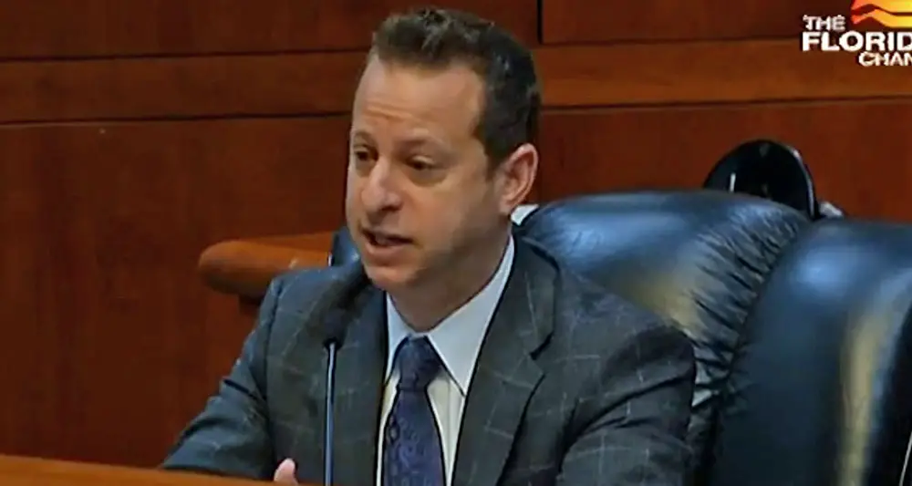 Broward County Commissioner Jared Moskowitz in an appearance when he was the state management chief. (Florida Channel)