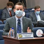 Florida Division of Emergency Management Director Jared Moskowitz addressing the the newly created House Pandemics and Public Emergencies Committee today. (House video via Florida Channel)