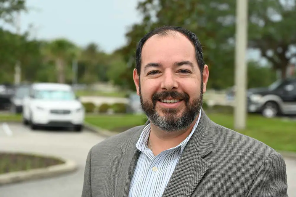Jason DeLorenzo, the Palm Coast administration's new chief of staff, has worked in the private sector, the public sector, and served five years as an elected councilman. (© FlaglerLive)