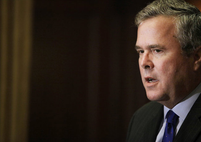 Jeb Bush is putting a little distance between himself and the nuttier side of the GOP. 