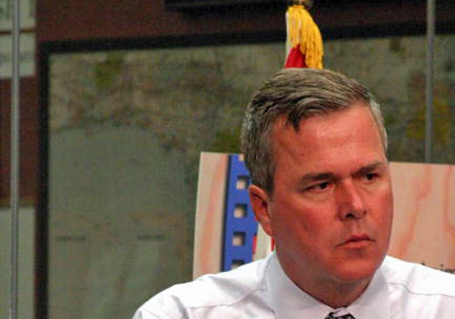 Jeb Bush's return to Tallahassee has been cloudy. (David Bujak, Florida Memory)