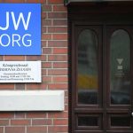 The entrance at the headquarters of the Jehovah’s Witnesses Germany.