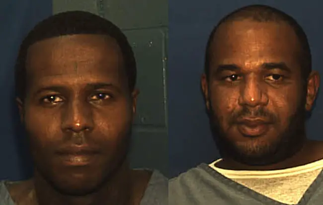 Charles Walker, left, and Joseph Jenkins, were able to escape prison on forged documents.
