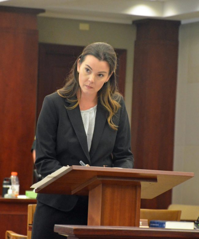 Assistant State Attorney Jennifer Dunton. (© FlaglerLive)