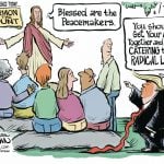 Trump Picks a Fight with Christianity by Jonathan Brown, PoliticalCartoons.com