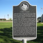 A marker in Kendleton, Texas, commemorates the Terry v. Adams case, in which the Supreme Court struck down a Texas Jim Crow law that disenfranchised Black voters. (Djmaschek/Wikipedia)