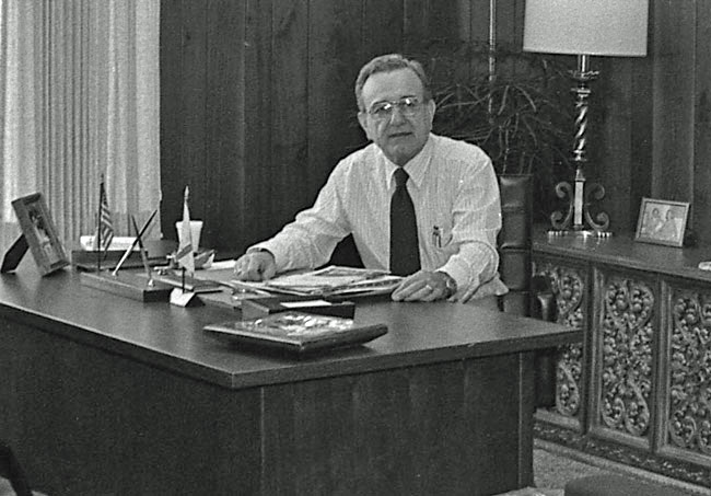 Dr. John Canakaris in Bunnell. (Flagler County Historical Society)