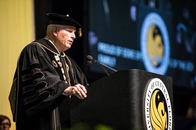 University of Central Florida President John Hitt, who retired last month, earned $1.28 million