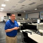 Flagler County Emergency Management Director Jonathan Lord is confident in the county's combined public safety and emergency management response, but is worried about a future man-made storm. (© FlaglerLive)