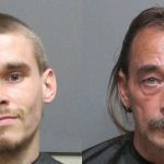 Joshua Lemaster, left, and his father Jackie were arrested at the Econolodge in palm Coast.