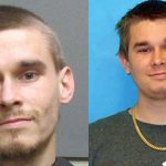 Joshua LeMaster in a Department of Corrections mugshot, right, and in a more recent county jail shot.